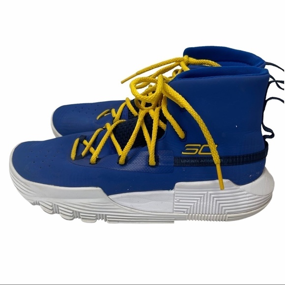 Under Armour UA SC 3zer0 II Basketball Shoes DS Boys GS Unisex Blue - Picture 7 of 14